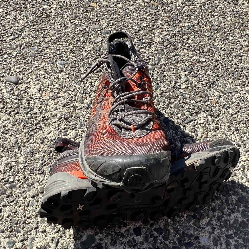 La Sportiva Black And Orange Athletic Shoes - image 8